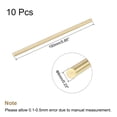 thumbnail image 2 of Unique Bargains 6mm Diameter 150mm Length Brass Solid Round Rod for DIY Craft 10pack, 2 of 4