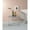 Gray, variant on White Finish - Intricate Pedestal Craftsmanship - Entryway Decor - Functional Focal Point