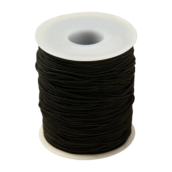 Polyester Elastic Cord Stretch String Rope Spandex Nylon Rubber Blend for Crafting Jewelry Making DIY Knitting Beaded Bracelet Necklace