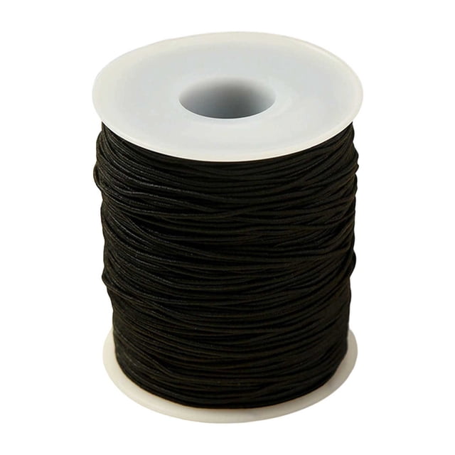 Polyester Elastic Cord Stretch String Rope Spandex Nylon Rubber Blend for Crafting Jewelry Making DIY Knitting Beaded Bracelet Necklace