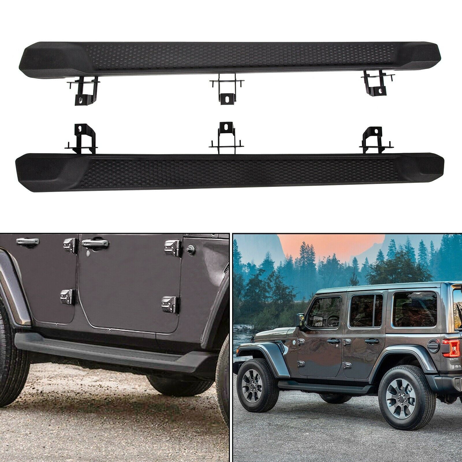 For 20182020 Jeep Wrangler JL 4DR Nerf Bar Side Step Running Board