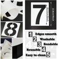 thumbnail image 4 of GHSDFBB 8 Inch Large Number Stencils Kit 0-9 Address Number Stencil Set Reusable Plastic Number Painting Templates Stencils for Address Number Mailbox Signs Road Parking Lot Door Trucks Painting, 4 of 7