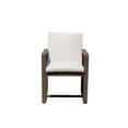 thumbnail image 5 of Neji 24 " Dining Chair Burnt Brown Eucalyptus Wood Frame Thick Cushion, 5 of 7