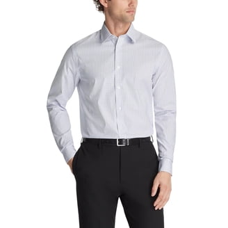 Calvin Klein Men's Dress Shirt Slim Fit Non Iron Herringbone, Lilac, 16" Neck 32"-33" Sleeve (Large) - Walmart.com Calvin Klein Men's Dress Shirt Slim Fit Non Iron Herringbone, Lilac, 16" Neck 32"-33" Sleeve (Large) - Walmart.com