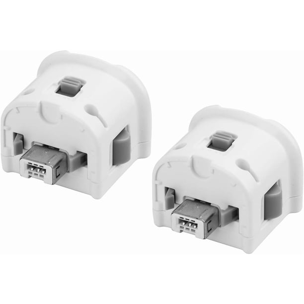 Paquete de 2 Motion Plus para Wii, adaptador TechKen Motion Plus compatible con el control remoto Wii