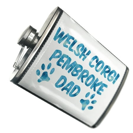 

NEONBLOND Flask Dog & Cat Dad Welsh Corgi Pembroke