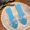 thumbnail image 6 of Jelly Sandals for Girls Dress Slides Dance Party Heels Lightweight Construction Children Pretend Play Events, 6 of 9