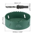 thumbnail image 2 of Uxcell Bi-Metal Hole Saw High Speed Steel Hole Cutter Tool for Metal Wood 4-5/64", 2 of 5