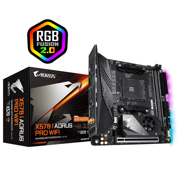 Gigabyte Motherboard X570 I Aorus Pro Wifi Amd Ryzen Am4 X570 Max64gb Ddr4 Mini Itx Walmart Com Walmart Com