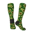 thumbnail image 4 of Daiia Sports Socks Big Colorful Avocados Printed Novelty Crew Socks for Men Women Knee High Socks Cotton Socks Soft & Breathable Support Unisex Socks, 4 of 9