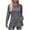 Dark Gray, variant on Scyoekwg Womens Tunic Tops Crew Neck Button Side Split Tunic Sweatshirt Trendy Dressy Casual Blouses Fall Tops Solid Color Loose Long Sleeve T Shirts Women Blouses Pullover (Dark Gray,L)