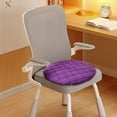 thumbnail image 4 of Zjunqe 14x14 Inches Round Chair Seat Cushions,Non-Slip Circle Stool Cushions,Detachable Chair Pad ,Thicken Foam Cushions for Kitchen Stool, Living Room Chiar, Office Chair, Car or Floor Pillow, 4 of 5