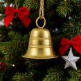 thumbnail image 5 of Vintage Hanging Bell for Christmas - Brass & Metal Decorative Bells for Door Knob, Tree, Wreath, Garden and Window, Rustic Holiday Ornament, 5 of 5