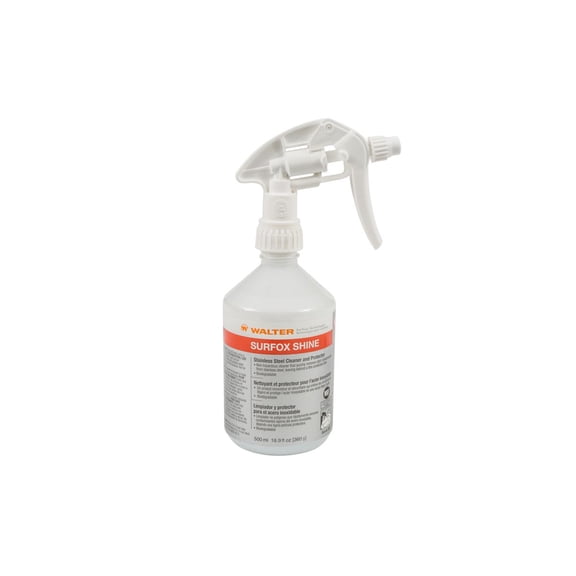Walter Surface Technologies Stainless Steel Cleaner, Spray Bottle 54A093