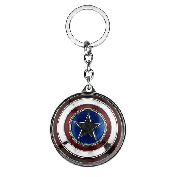 Llavero colgante de Los Vengadores de Marvel, llavero de Metal de superhéroe de Disney para bolso, llavero de martillo de Thor, abrebotellas, accesorios para hombres, regalo Fivean unisex