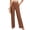 Coffee, variant on YLOMAY Women's Casual Pants Cotton Linen High Waisted Lounge Pants for Women Summer Straight Leg Business Work Dress Trousers Lightweight Beach Party Solid Color Trousers with Pocket Black L