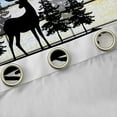thumbnail image 4 of Castle Fairy Animal Deer Blackout Curtains Set of 2 (52x84 Each) for Children Teens Adults,Vintage Lodge Cabin Window Curtains,Woodland Wildlife Curtains and Drapes,Microfiber Bedroom Decor, 4 of 6