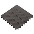 thumbnail image 2 of Pure Garden 6PK Interlocking Deck Tiles All Weather Outdoor Flooring, Gray, 2 of 10