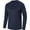 Navy, variant on yillto Men's Big and Tall Long Sleeve Tshirts Crew Neck Loose Tee Shirt Summer Solid Color Soft Tops