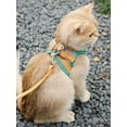 thumbnail image 3 of Shengshi Cat Dog Harness And Leash Set - Suede Adjustable Comfort No Pull Puppy Vest Harnesses For Cats Dogs Walking, 3 of 11