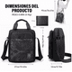 thumbnail image 4 of Bolso Mensajero Bandolera Hombre Gran Capacidad,1 Billetera, 4 of 5