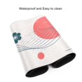 thumbnail image 7 of DouZhe Large Mouse Pad, Japanese Style Wavy Lines Non-Slip Waterproof Rubber Keyboard Office Desk Pads Mousepad, 29.5 x 15.8 inches 3mm Thick, 7 of 7
