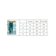 thumbnail image 5 of Txlixc Pantalones de cintura media para mujer, pantalones de pierna ancha divididos de color sólido, pantalones largos con cinturón ajustable Txlixc Moda, 5 of 5