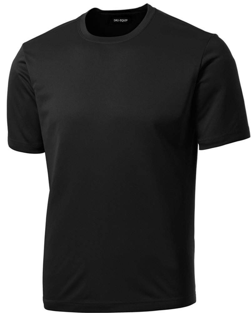 DRIEQUIP Men's Big & Tall Short Sleeve Moisture Wicking Athletic T-Shirts 