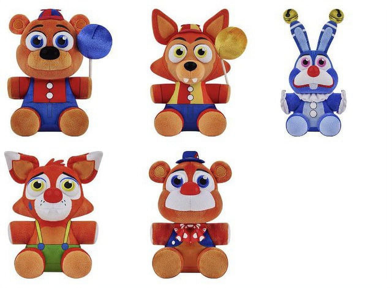 Five Nights at Freddy's FNAF Balloon Foxy Freddy Circus Bonnie Set of 5  Plush