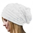 thumbnail image 5 of CoCopeanut Topi Musim Dingin Lipat Baru 2021 untuk Wanita Topi Rajut Padat Keren Beanie Wanita Musim Gugur Anak Perempuan Topi Kasual Topi Anak Perempuan, 5 of 6