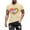Khaki, variant on Xihbxyly Short Sleeve Blouses for Men Crew Neck Hearts Print Workout Clothes Comfy Loose Fit Comfortable Tunic Tops Men Tunic Blouses