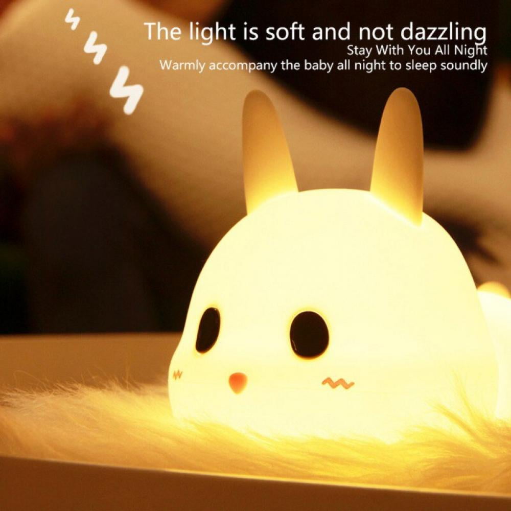 Details about   Cute Bunny Night Light Easter Gifts for Kids/Toddler/Teen Girls/Boys, 