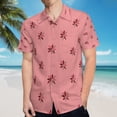 thumbnail image 5 of High Quality Hawaiian Shirts for Men Short Sleeve Aloha Beach Shirt Floral Summer Casual Button Down Shirts Blouses 4KBB4I, 5 of 7