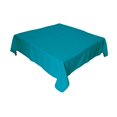 thumbnail image 2 of LA Linen TCpop52x52-TurquoiseDrkP52 Nappe Carrée en Popeline de Polyester, Turquoise Foncé - 52 x 52 Po., 2 of 2
