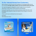 thumbnail image 2 of Honey Care All-Absorb A24 Super Absorbent, Breathable Male Dog Wraps, Blue, Large, 32 Count, 2 of 10