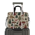 thumbnail image 2 of 16" Laptop Briefcase for Work Travel Laptop Shoulder Bag Carrying Handbag Laptop Case Christmas Trees Deer and Houses, 2 of 8