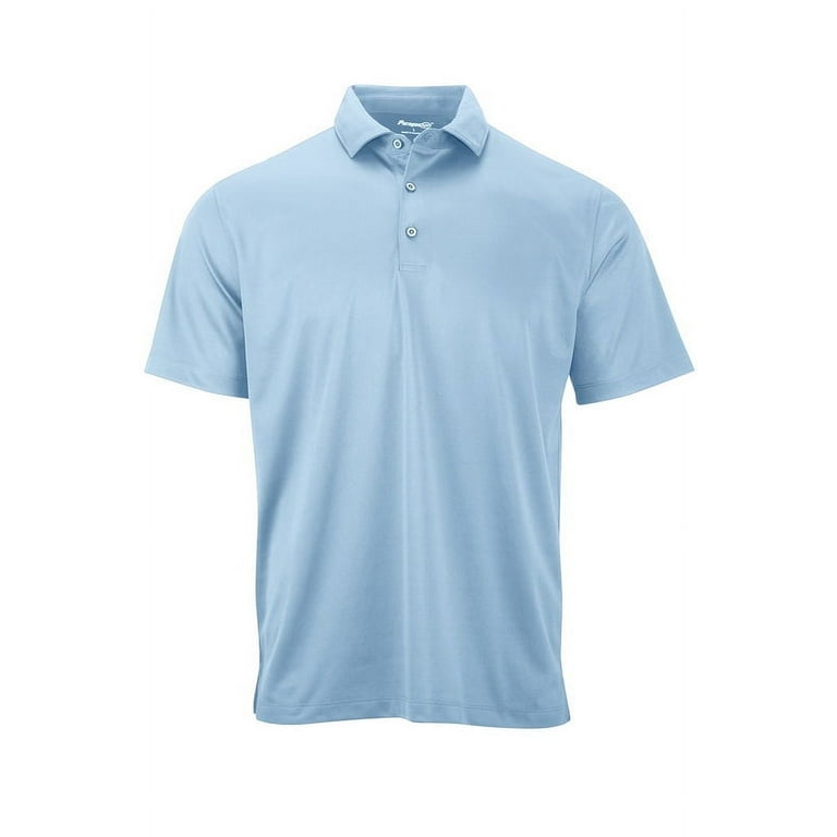 Paragon B14071253 Preakness Micro Mesh Polo T-Shirt, Blue Mist