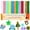 12 colors, variant on 1200Pcs Pipe Cleaners Craft Bulk Supplies, 12 Assortment Macaron Color Chenille Stems ,for Arts and Craft Projects Creative DIY Decorations, DIY Art Creative Crafts Party and Easter  Christmas Decora