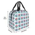 thumbnail image 4 of Kdxio Tulips Flowers Print Insulated Lunch Bag,Reusable Tote Lunch Box for Women Men,Leakproof Cooler Lunch Bags for Work Office Travel Picnic, 4 of 6