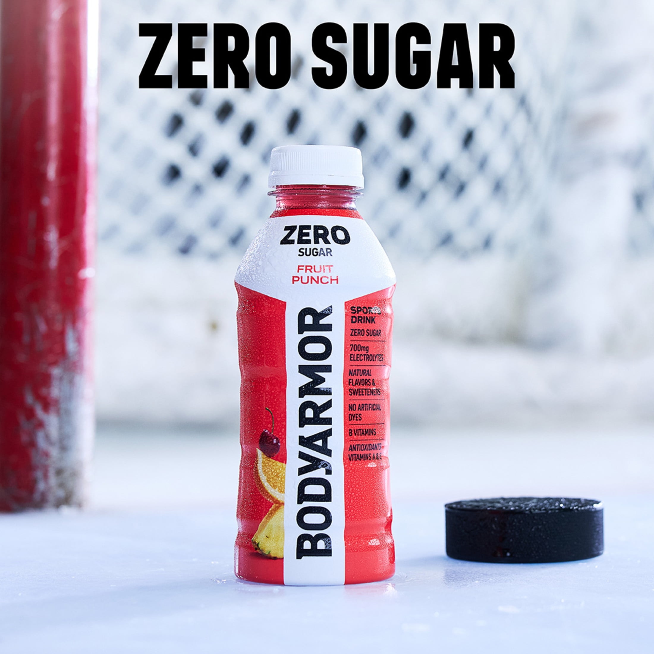 BODYARMOR Zero Sugar Lemon Lime Electrolyte Sports Drink, 16 fl oz, 12 Pack Bottles