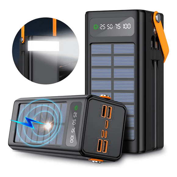 Power Bank 80000mah ZUSZOX DX185 Batería Portátil Pila 150w Carga Rápida Xtellar negro