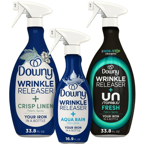 Downy Wrinkle Releaser and Refresher Fabric Spray Bundle