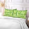 thumbnail image 7 of Coolnut Cartoon Crocodiles2 Plush Pillowcase, Luxury Soft King Pillow Case for Hair and Skin, Standard Size Pillow Covers with Zipper Closure, 21x54in Home Decor Gifts, 7 of 7