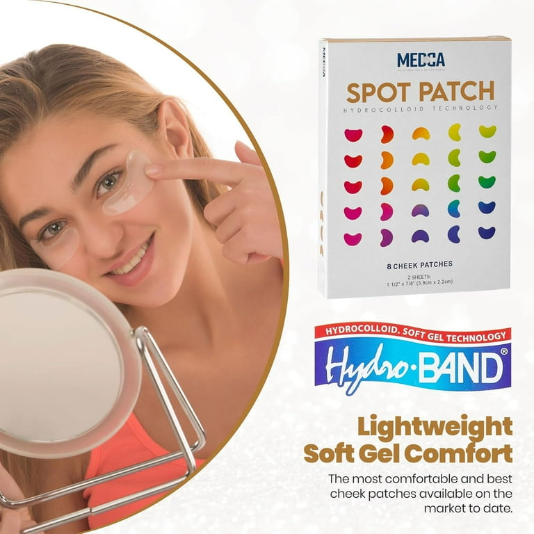 MEDca Cheek Acne Patch – Hydrocolloid Pimple Spot Treatment for