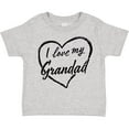 thumbnail image 3 of Inktastic I Love My Grandad in Black Chalk Heart Boys or Girls Toddler T-Shirt, 3 of 5