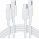 thumbnail image 1 of Chenchen USB C to USB C Charger Cable, 60W 2PACK1.8M Type C Charger Fast Charging USBC Cable Compatible with iPhone 17 16 15 Pro, Samsung S24/S23, iPad Pro/Air, MacBook Pro 2020, 1 of 1