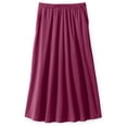 thumbnail image 2 of Woman Within Plus Size Petite 7-Day Knit A-Line Skirt, 2 of 6