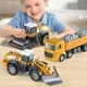 thumbnail image 2 of Camiones de construcción de aleación de metal fundido a presión: grúa, excavadora, tractor, excavadora. Vehículo de ingeniería educativo y coleccionable para niños mayores de 3 años., 2 of 5