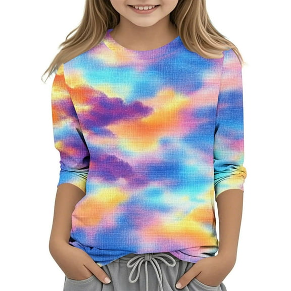 Striped Tee Shirt for Teen Girl Elbow Sleeve Shirt Loose Fit Crewneck Top Color Block Tshirt Shirt Teen Clothes