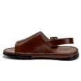 thumbnail image 3 of Men's 82623 Leather Lined Sling Back Open Toe Slides Sandals, 3 of 4